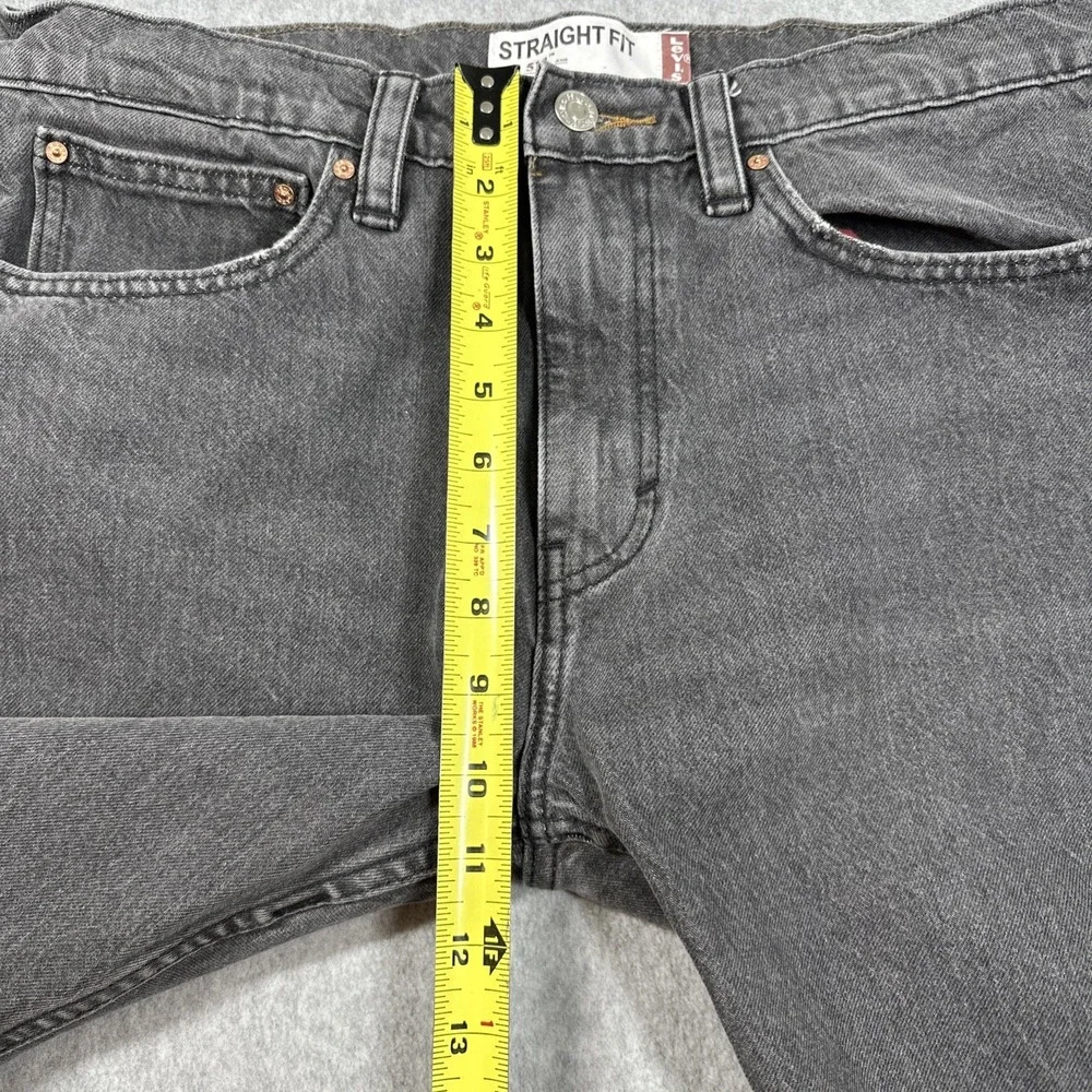 Levis 514 Jeans Men's Straight Leg Black Stretch Denim Casual 5-Pocket‎ 34x32